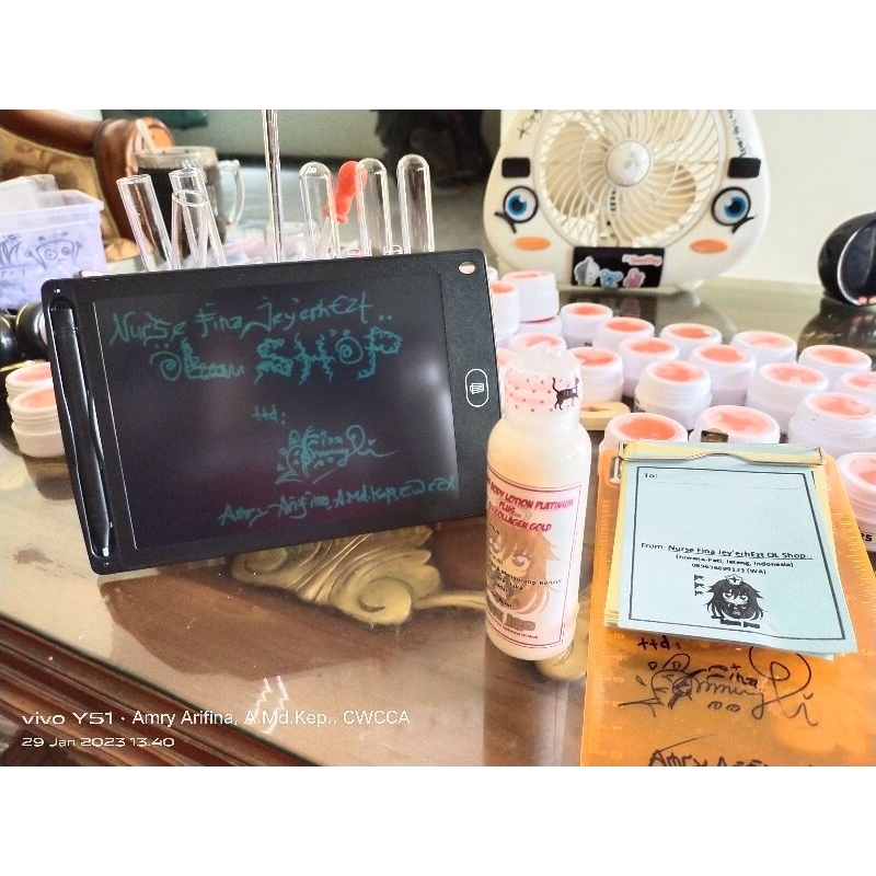 Hand Body Lotion Platinum plus Vit.C  Collagen Gold setara dengan inj whitening 3x