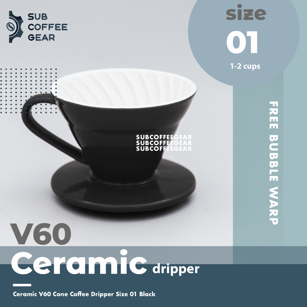 Jual V60 DRIPPER KERAMIK V60 CERAMIC COFFEE DRIPPER KOPI DRIP KOPI MANUAL BREW POUR OVER COFFEE