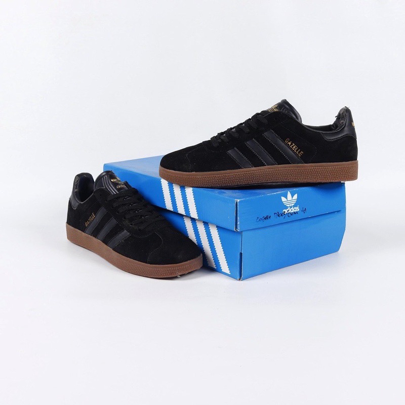 ADIDAS GAZELLE BLACK SOL GUM ORIGINAL