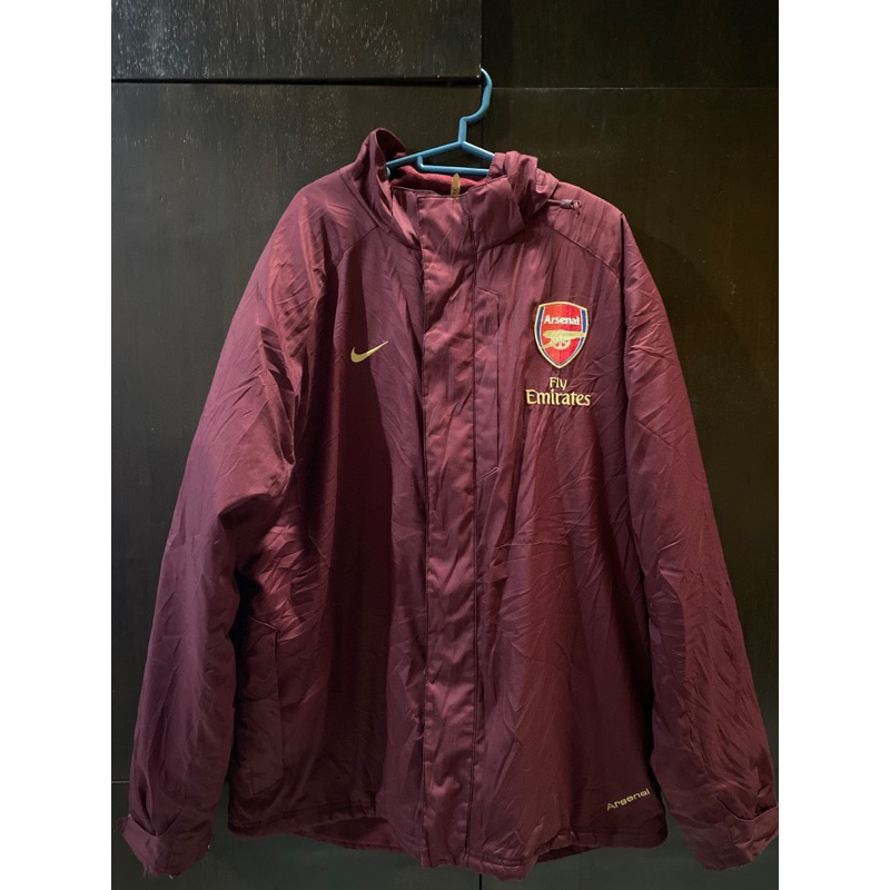 GUNNERS NIKE ARSENAL JACKET; Sport jacket; Windbreaker jacket; polar jacket;Thrift;Preloved