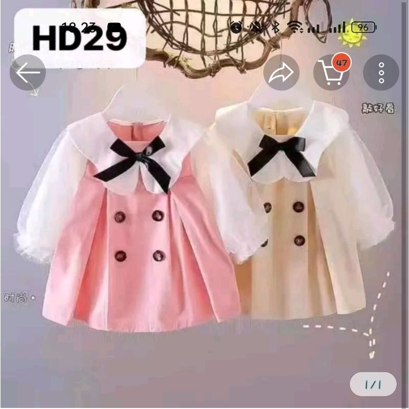 atasan tunik lengan tile