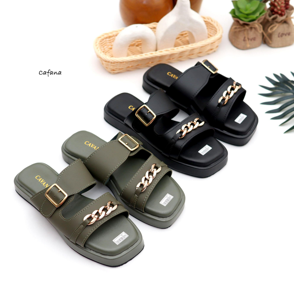 Sandal Wanita Slop Thania SDL139