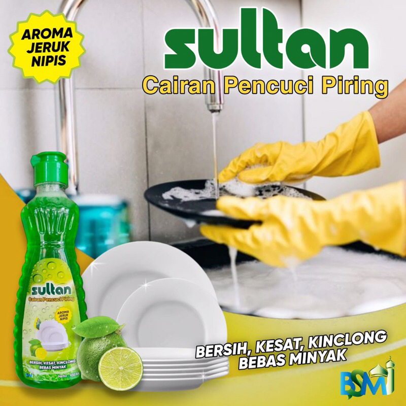 Sabun Pencuci Piring Sultan Extra Jeruk Nipis