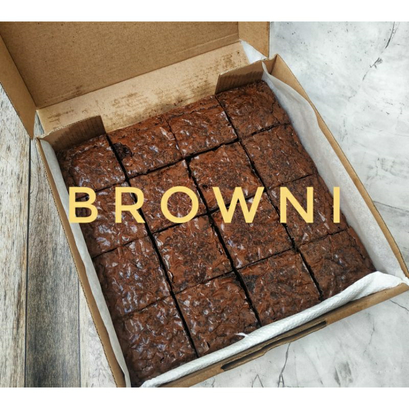 

Fudgy Brownies Size Besar