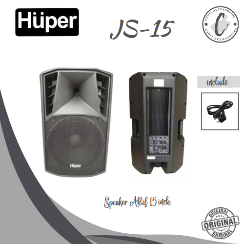 Huper JS15 Speaker Aktif 15 inch Original JS-15