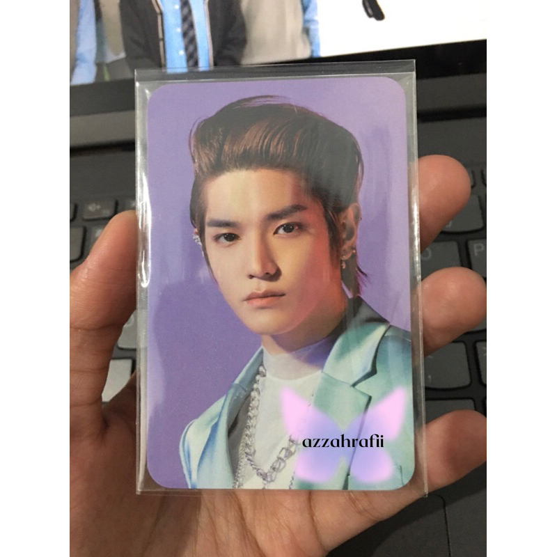 Acrylic keyring taeyong beyond live nct (set photocard pc + keyring)