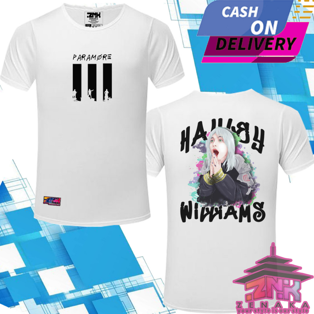 kaos pria dan wanita distro hayley williams paramore zenaka