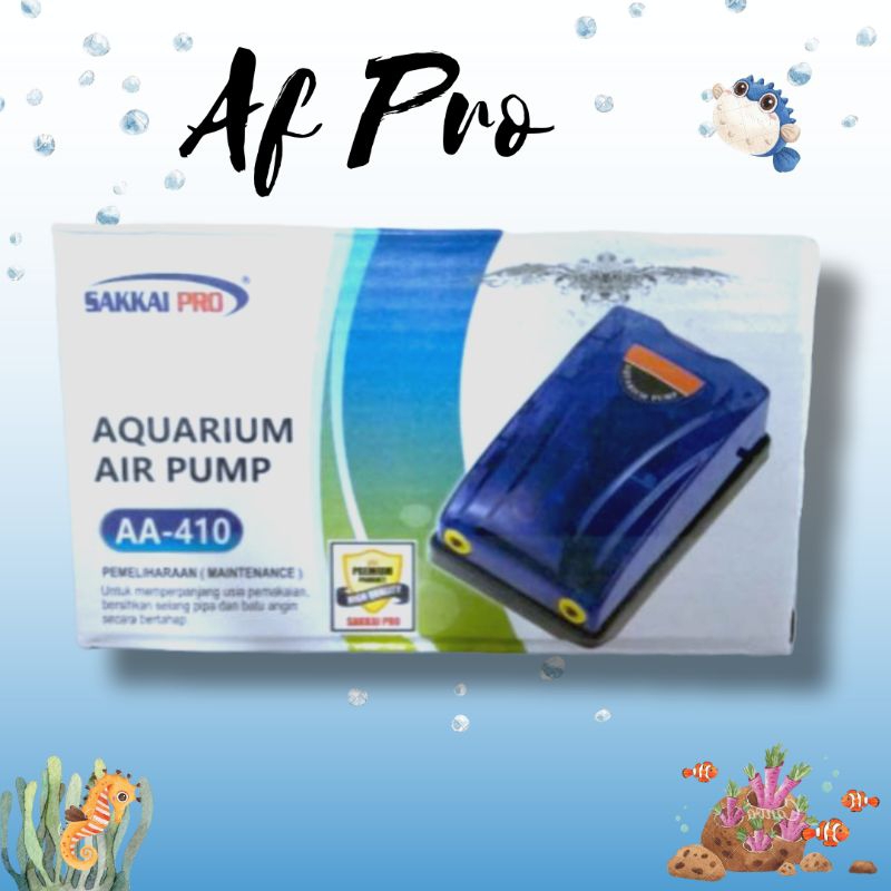 Airpump aerator udara aquarium SAKKAI PRO AA 410