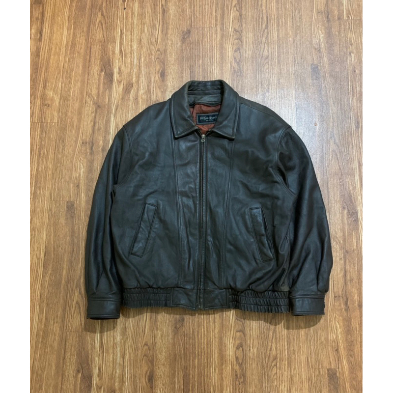 Jaket Kulit luxury YSL Vintage