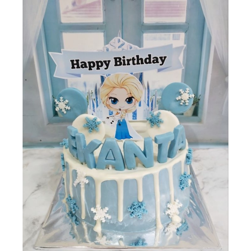 

pesanan cake frozen 20 cm