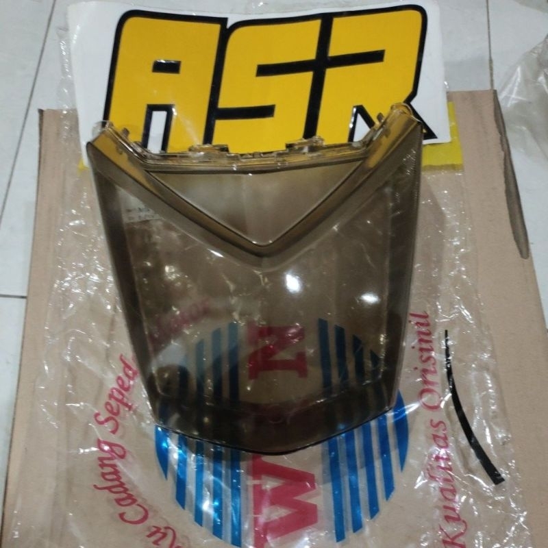 asr-hitam riben smoke mika mica kaca lampu depan beat fi hitam beat fi tahun 2013 2014 2015