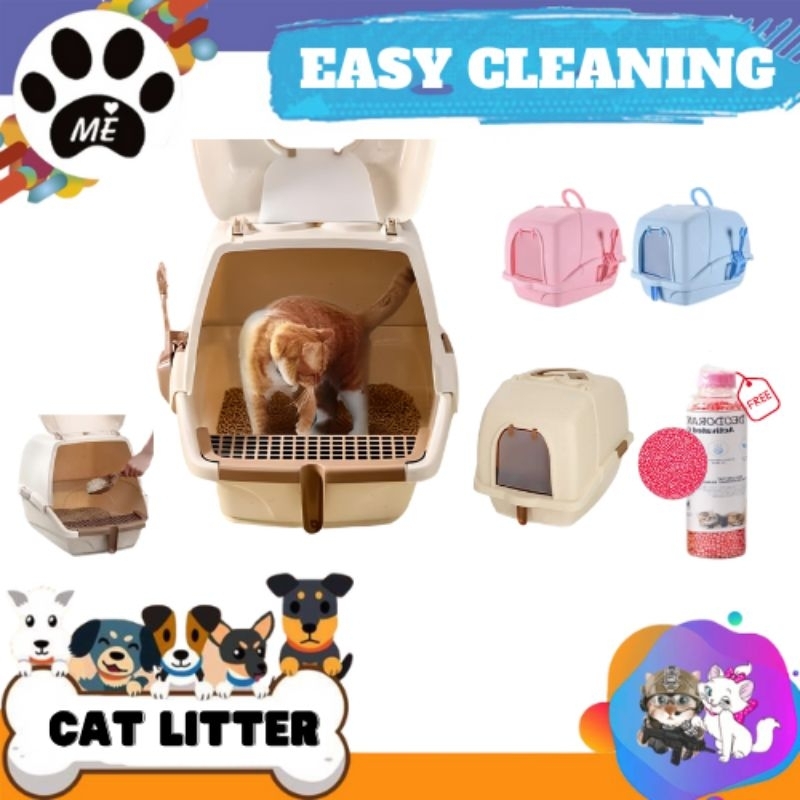 Cat Litter Box Extra Jumbo &quot;EASY CLEANING&quot; Tempat Pasir Kucing