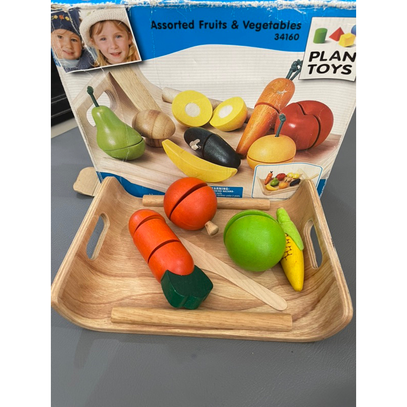 Preloved toodler plantoys nampan kayu wooden toys