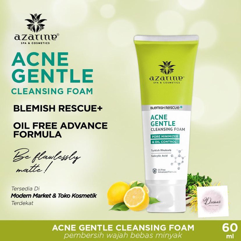 Facial Wash Azarine Acne Gentle/ Sabun cuci muka