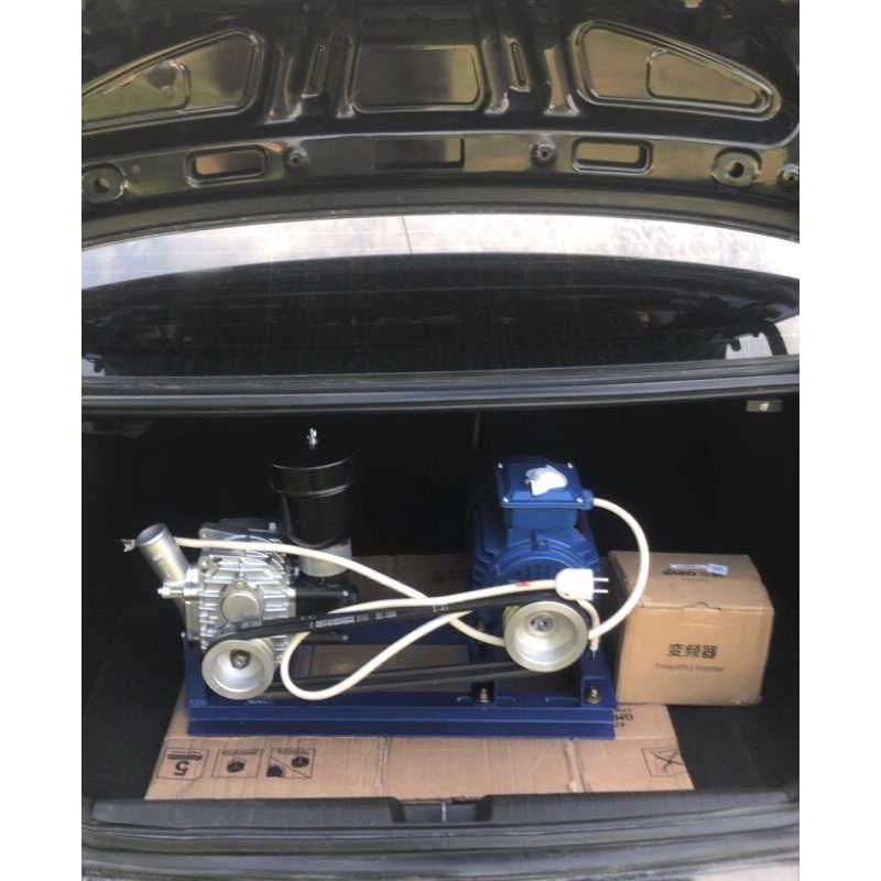 Supercharger amr500 ,motor 2 hp ,inverter set double pulley