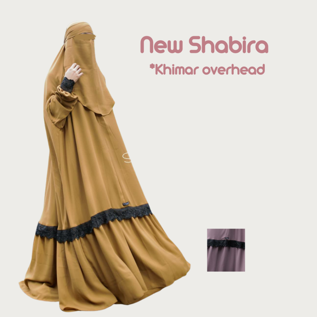 KHIMAR OVERHEAD POLOS NEW SHABIRA BY SALEEHA