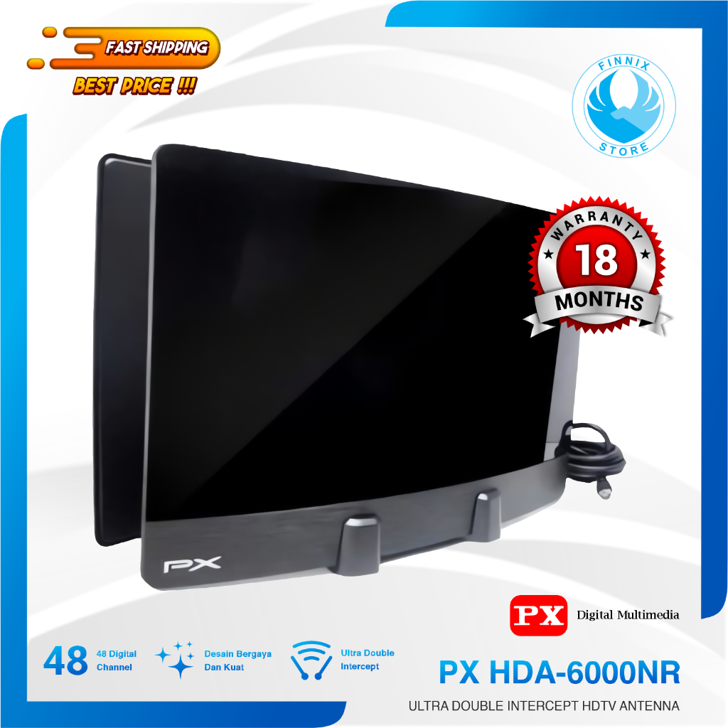 PX HDA-6000NR Antena TV Digital Ultra Double Intercept HDTV