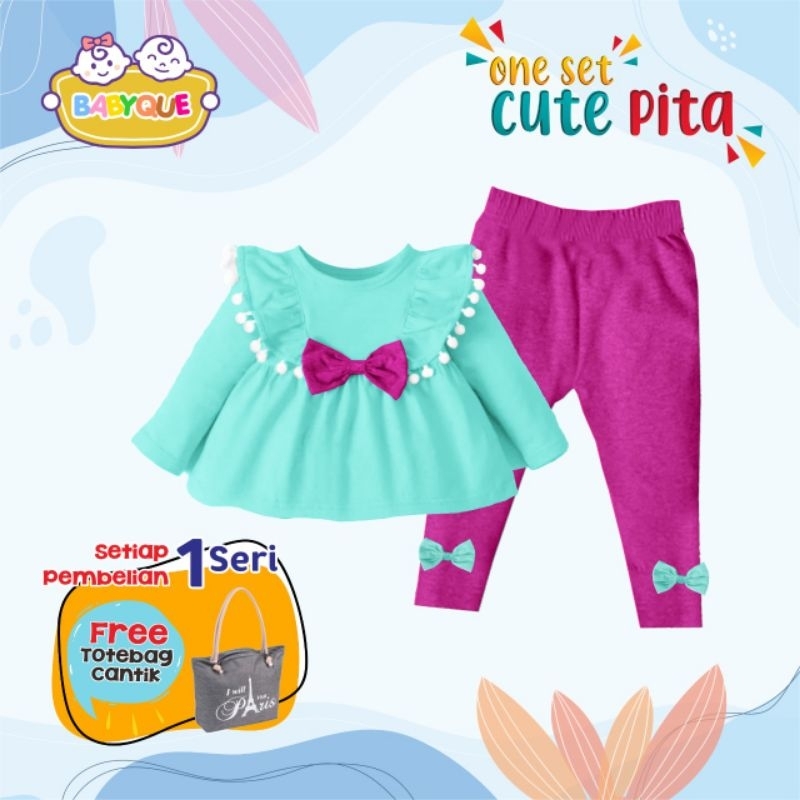 Ready ‼️ One Set Cute Pita Babyque