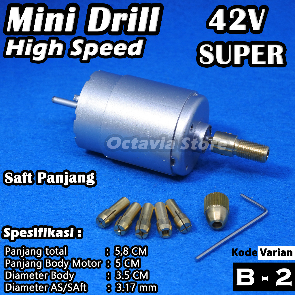 Bor Pcb Mini Drill 1set paket dengan dinamo dan chuck kepala bor