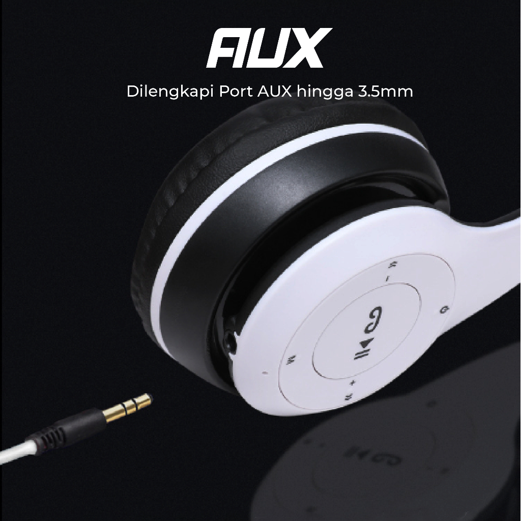 Headset Bluetooth P47 Pro Mega Bass Good Quality AH063 - ACS