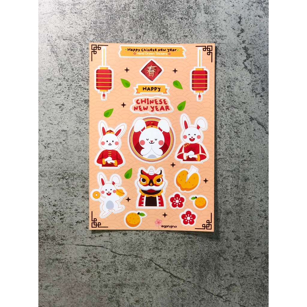 

(ready stock) Pack Sticker Imlek Vinyl 04