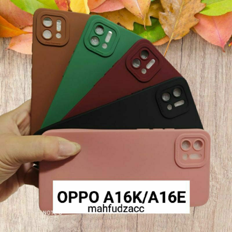 Softcase Slicon pro Camera OPPO A16/A16K ) A16E