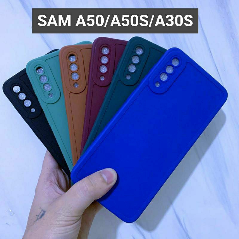 SOFTCASE PRO CAMERA SAMSUNG A50/A50S/A30S/A70/A70S SLICON MACARON SAMSUNG A30S