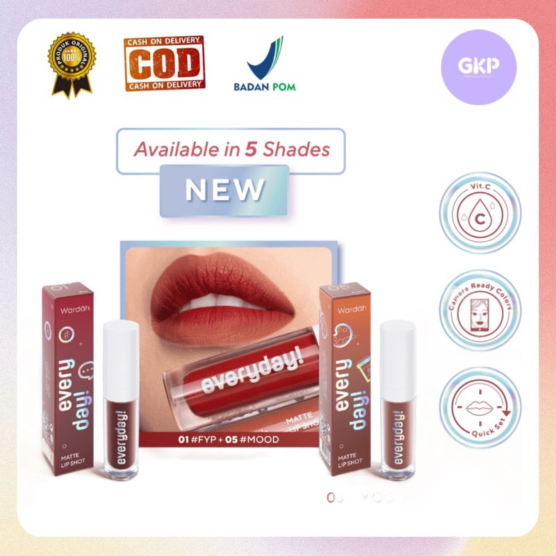 Wardah Everyday Lip Shot / Lipcream