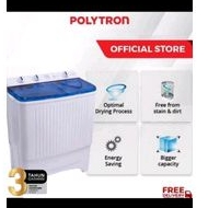 MESIN CUCI POLYTRON PWM 701 7KG MANUAL 2 TABUNG