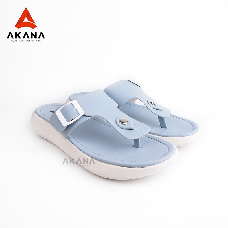 Sandal Birken Wanita Puyuh Japit Jepit Warna Pastel Sandal Cewek Casual Akana