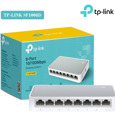 SWITCH HUB TP-LINK 8 Port TL-SF1008D 10/100Mbps tp-link LAN HUB