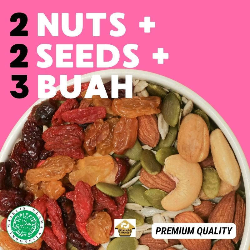 

TRAIL MIX 7 1KG KACANG MEDE KACANG ALMOND SUNFLOWER PUMPKIN GOJI BERRY RAISIN CRANBERRY CEMILAN DIET