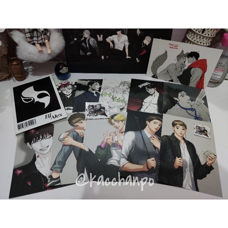 Illustration Postcard BJ Alex Official Merchandise Ahn Jiwon MD DG Chanwoo Manhwa BL Lezhin Mingwa