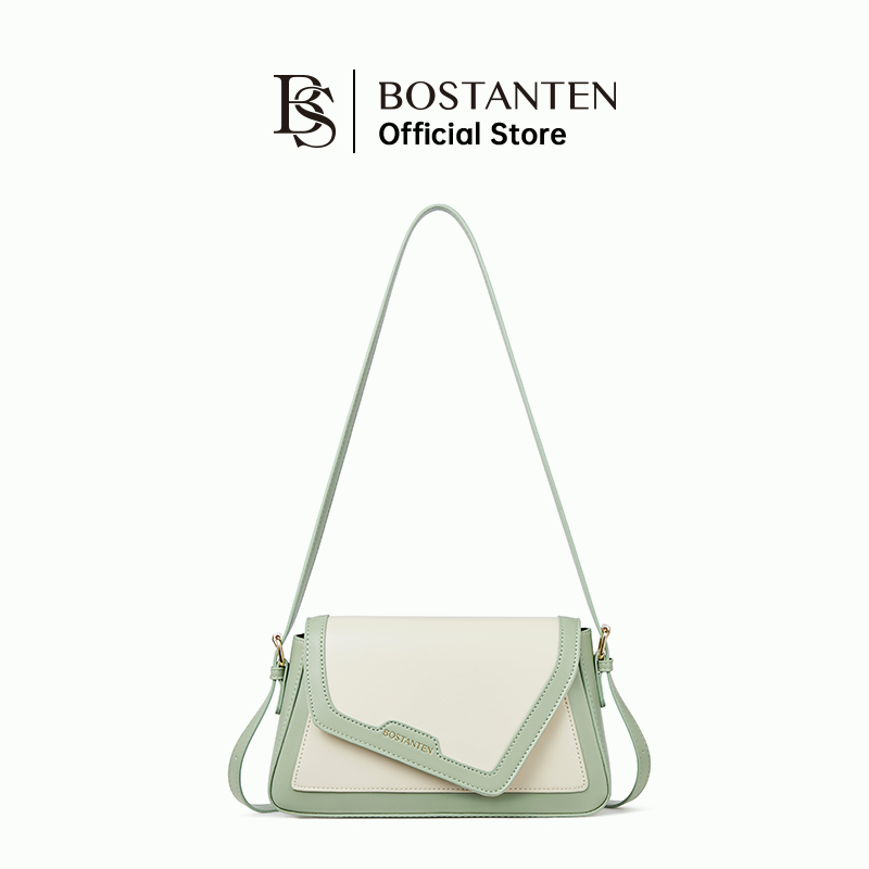 [New Arival] BOSTANTEN Tas Diagonal Selempang Wanita dengan Tali Bahu Ganda