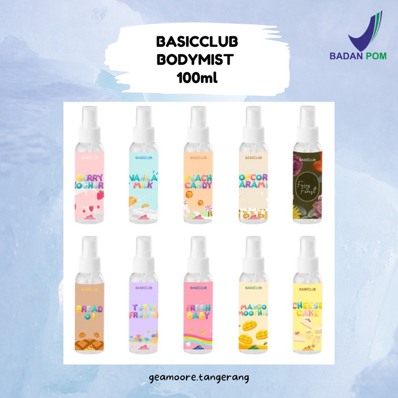 (BPOM) BODYMIST BASICCLUB 100ml