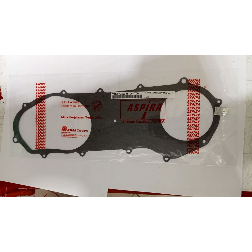 Paking Gasket blok CVT Yamaha Mio Sporty Smile Soul Fino Nouvo Z Karbu ASPIRA  YH-E545A-MIO-1700