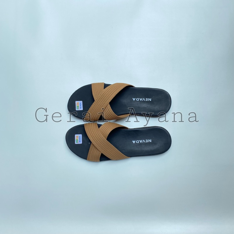 DISKON DAY! Sandal Wanita Nevada - Sandal Wanita Rajut - Silang Rajut