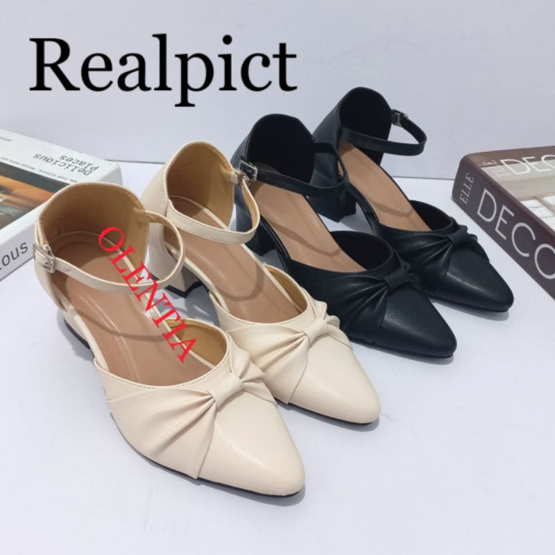 Sepatu Wanita Sepatu hak mules 5cm KH 04