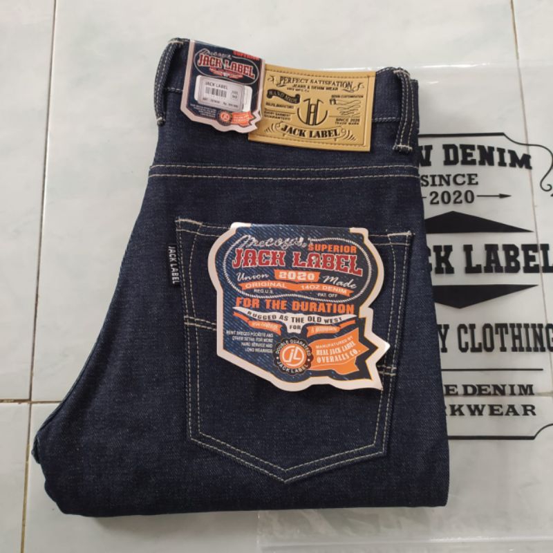 CELANA DENIM SELVEDGE JACK LABEL ORIGINAL
