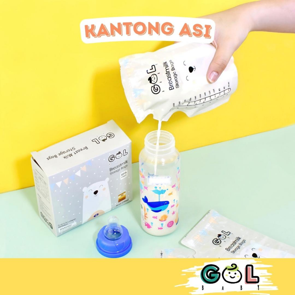 Kantong asi Breast Milk Plastik Asi 100ml dan 250ml Breastmilk Storage Bag BPA FREE / Plastik ASI / Kantong Asip / Air Susu Ibu