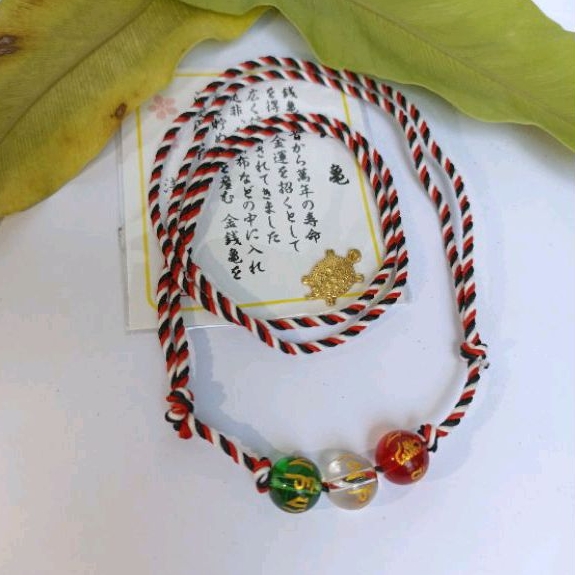 Kalung Tridatu Asli Bali Om Mani Padme Hum Free Kura-Kura Asakusa