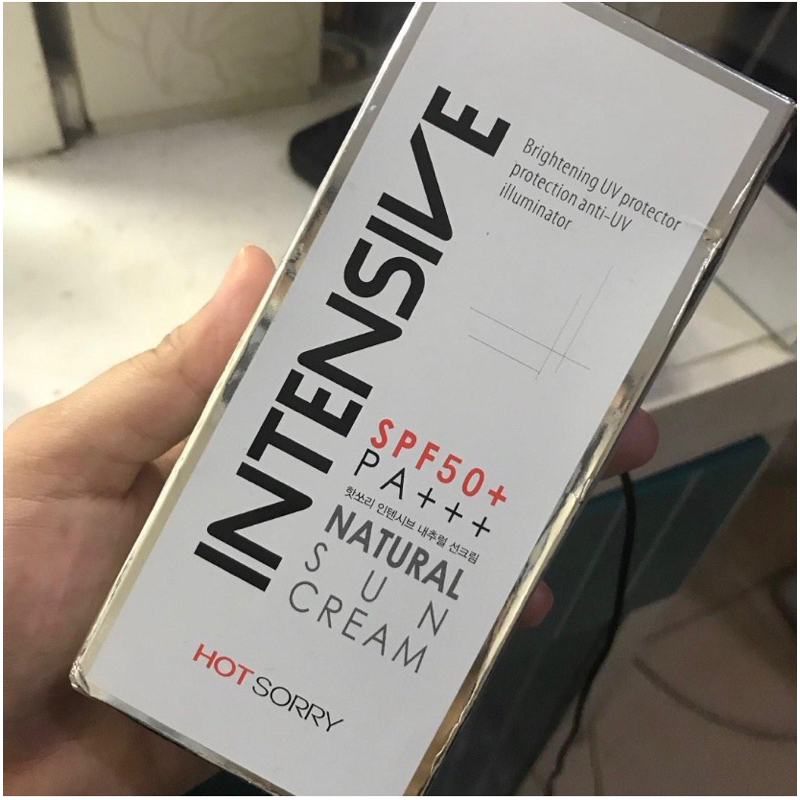 hot sorry intensive natural sun cream