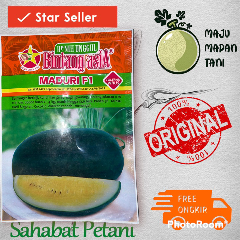 TERMURAH BENIH BIBIT SEMANGKA INUL SEMANGKA MADURI F1 100% ORIGINAL BINTANG ASIA