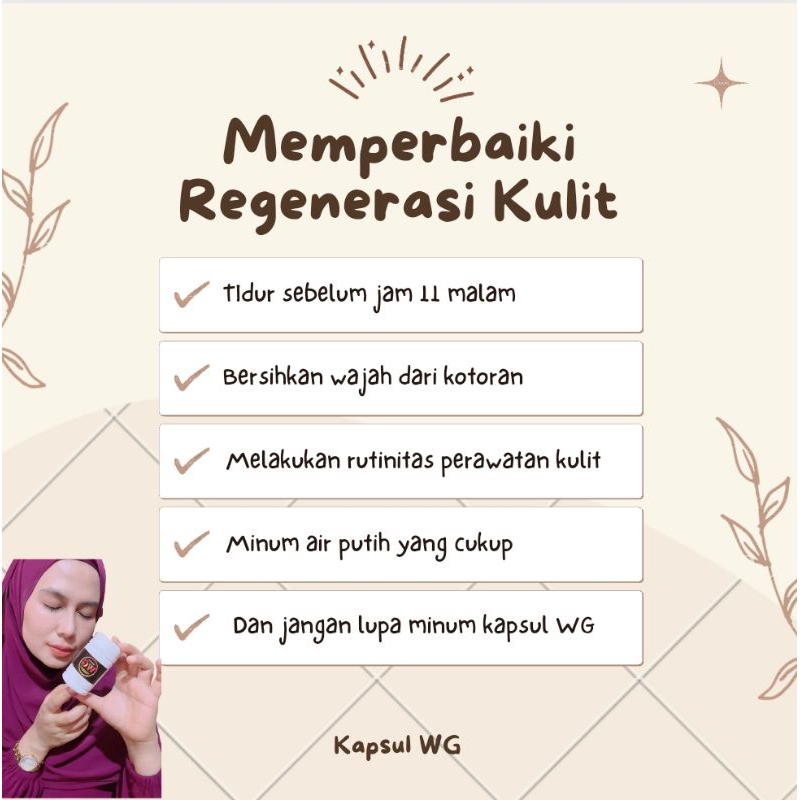 WG Dosting Kapsul Pemutih Kulit tanpa injeksi