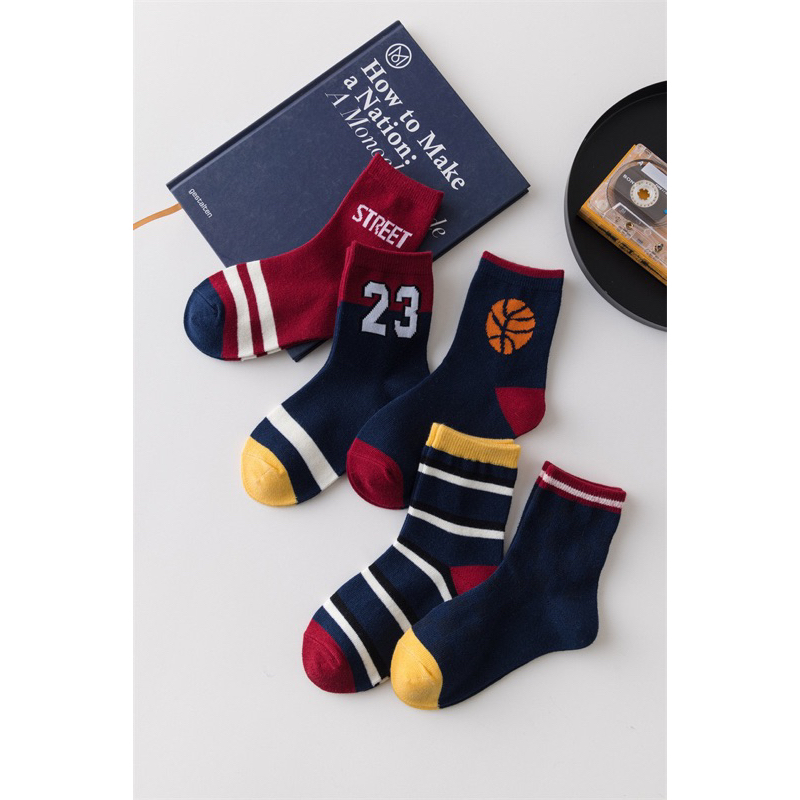 Kaos Kaki Anak Laki Laki Import Model Transportasi / Kids Toddler Socks