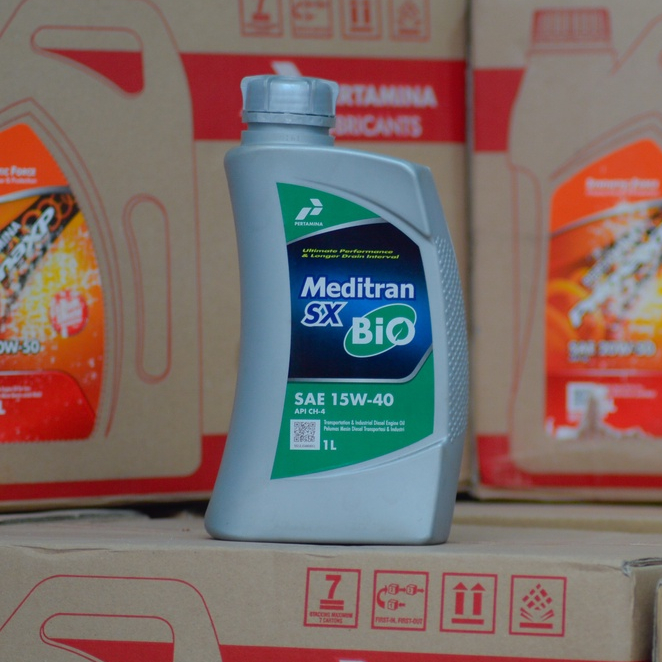 Oli Pertamina Meditran SX BIO 15W-40 1L / Oli Pelumas / Oli Pertamina Meditran SX BIO 15W-40 Oli Mob