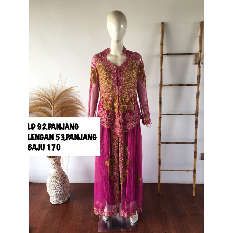 kebaya fuchia/kebaya fanta