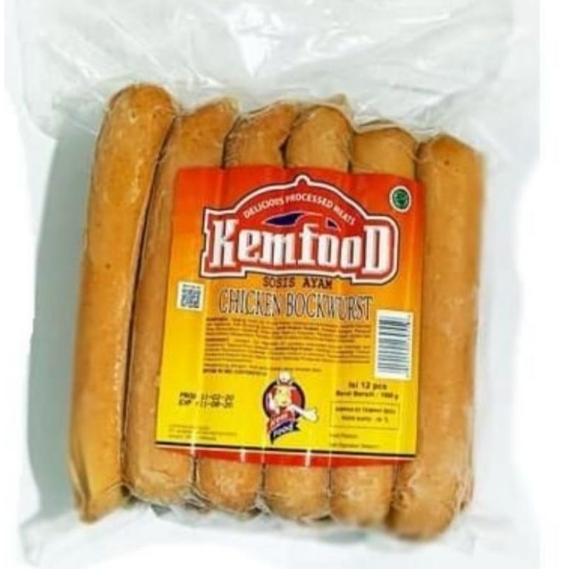 

° Kemfood Sosis Ayam Bockwurst/1000g