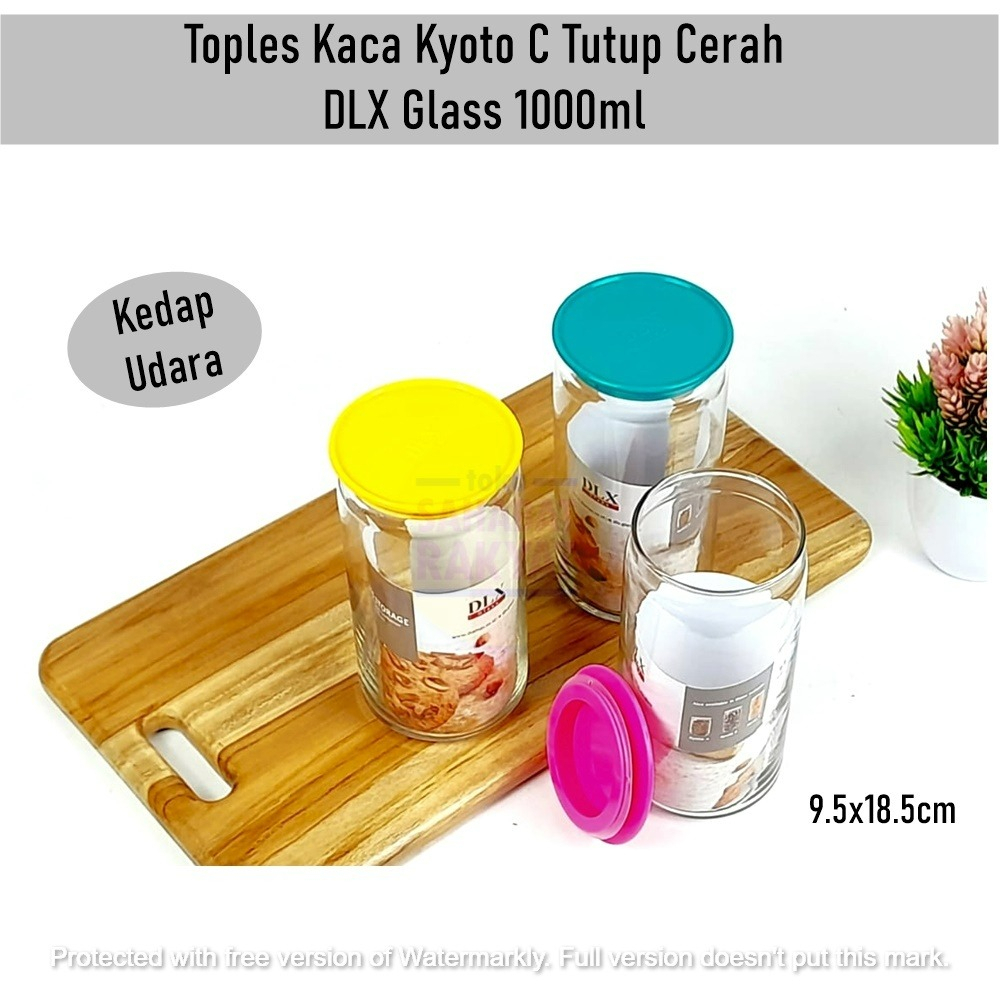 [SET 3 PCS] Toples Kaca DLX  Glass Kyoto C