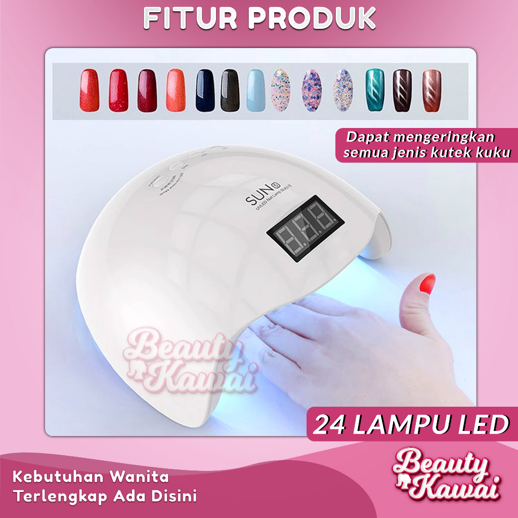 Sinar UV Kutek LED Perawatan Kuku SUN Mini Portable USB